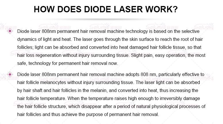 New 808nm Diode Laser Hair Removal Machine New 808nm Diode Laser Hair Removal Machine